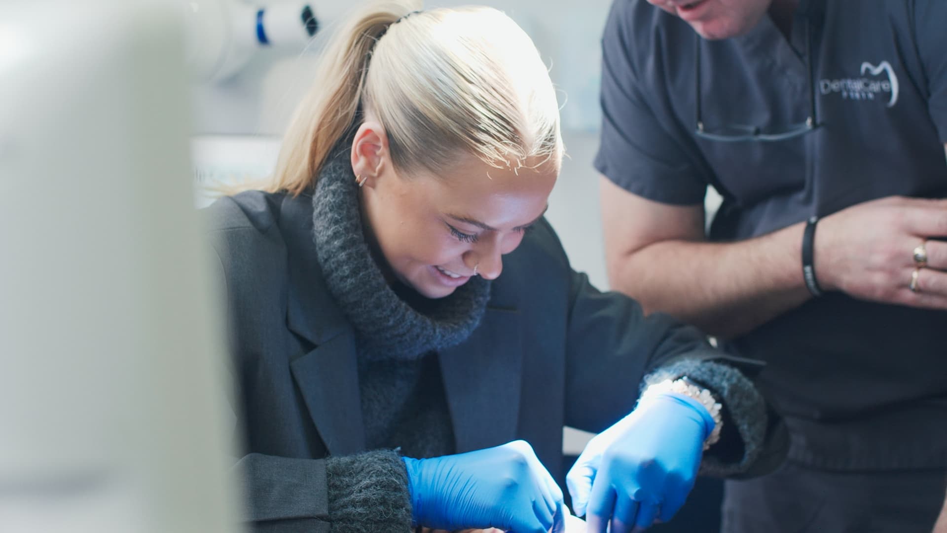 Aberdeen University students visiting SureSMile Dental Academy in Perth