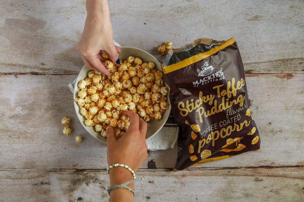 Sticky Toffee Pudding Popcorn 2
