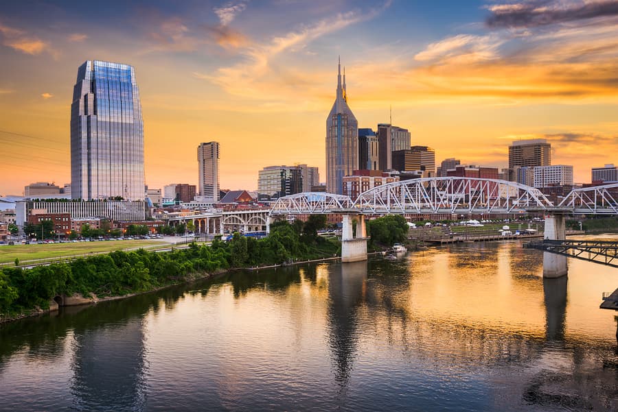 Nashville from Cumberland