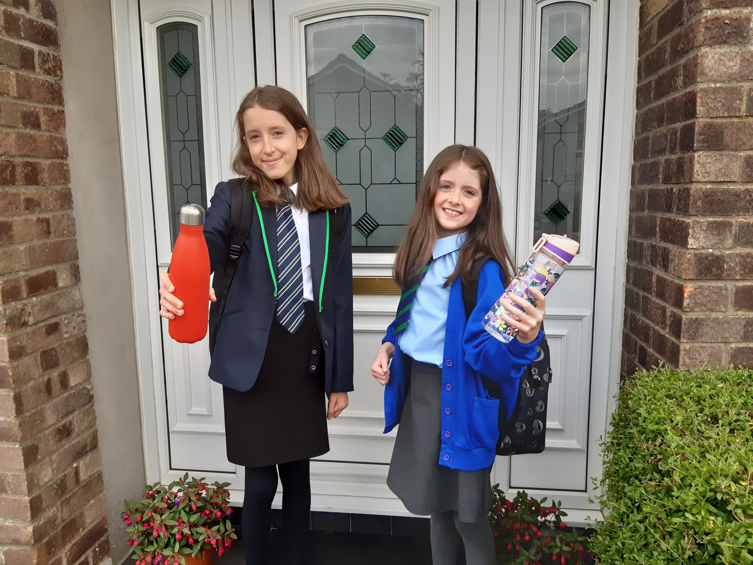 L R Olivia Boyce age 11 and Anna Boyce age 8.