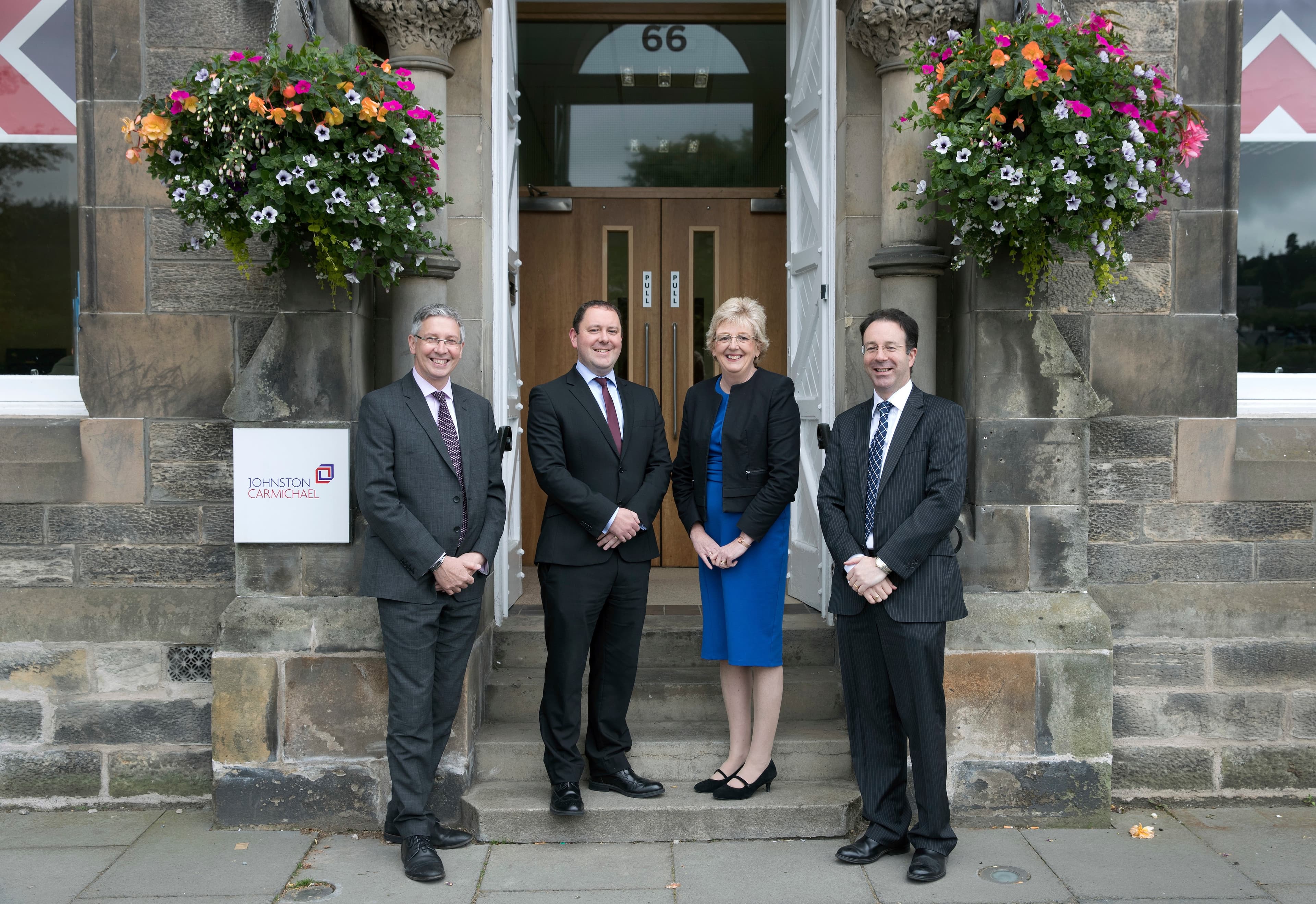 Perth team L R Euan McLeod Partner Ryan Diplexcito partner Senga Prior tax manager Steven Menzies Partner