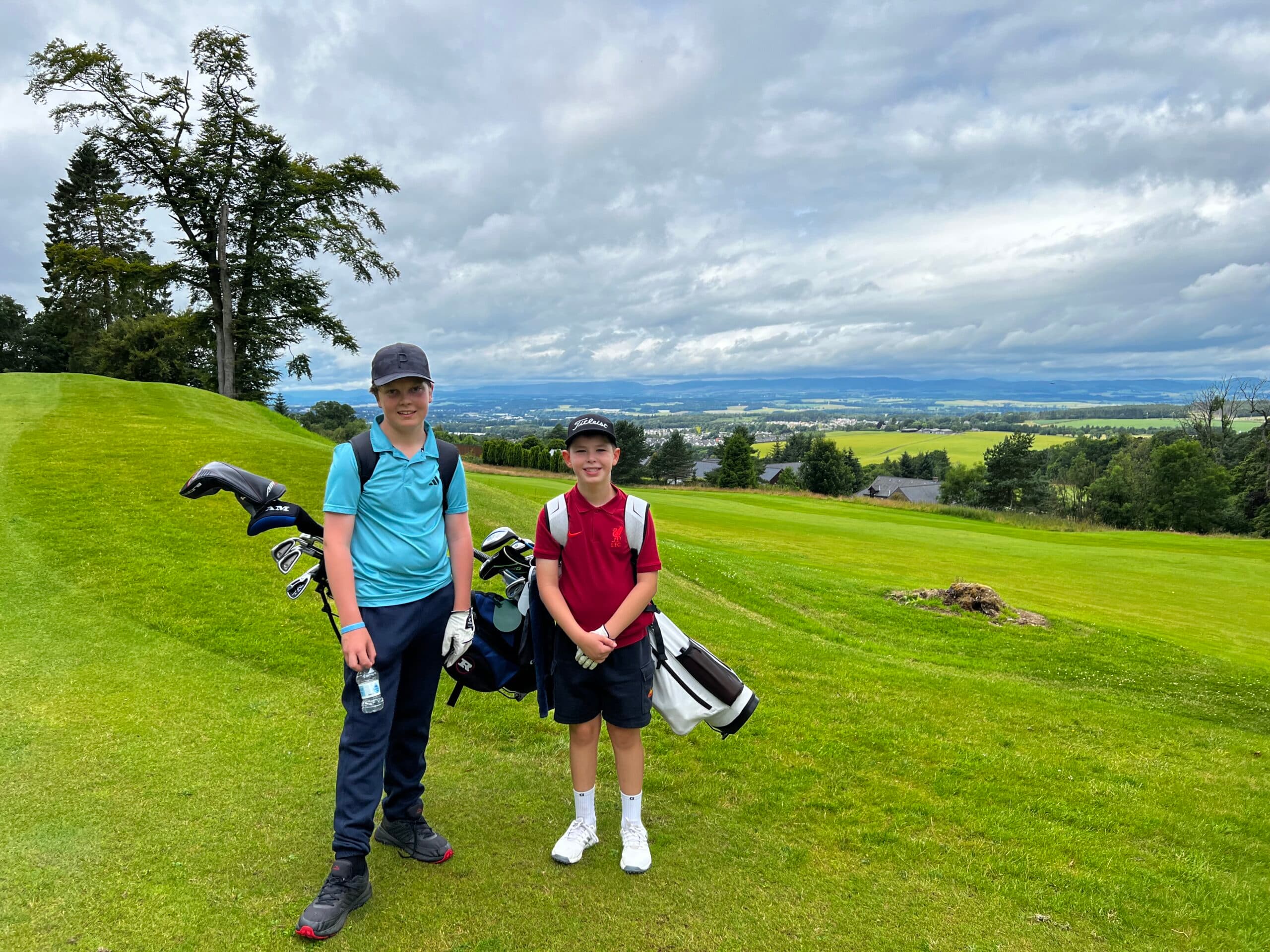 Junior golfers at Murrayshall
